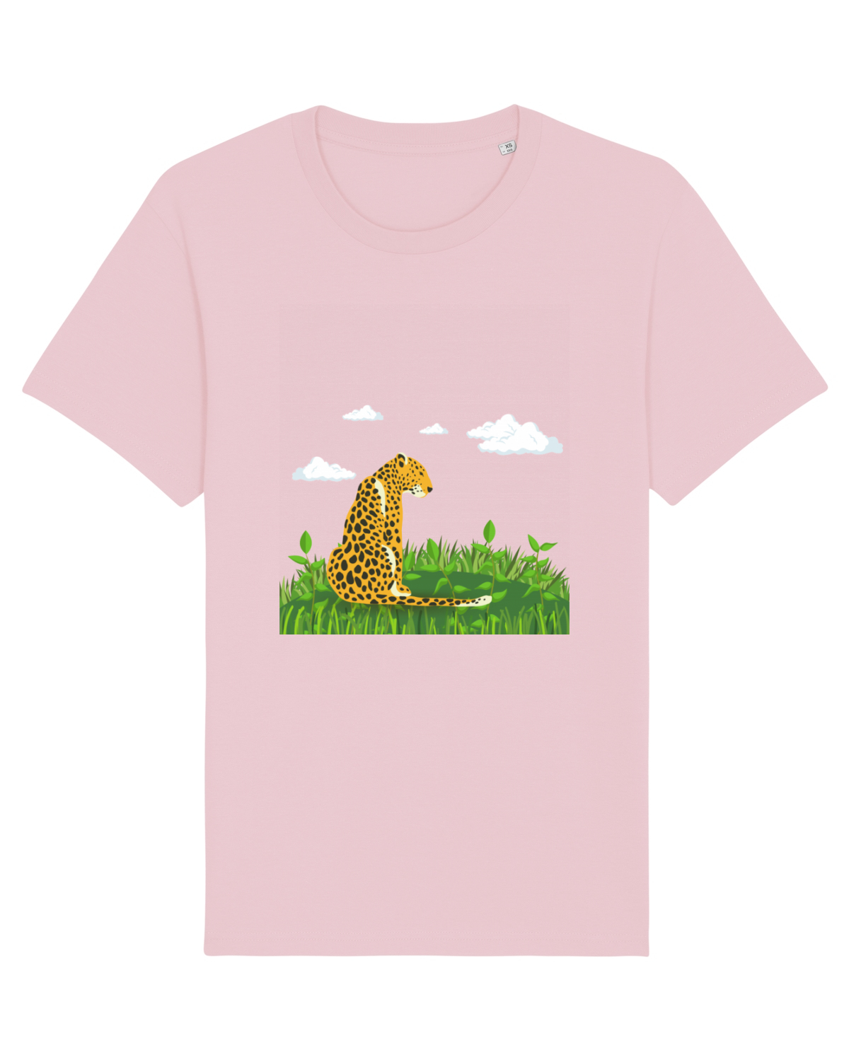 Tricou mânecă scurtă Unisex Rocker Cotton Pink