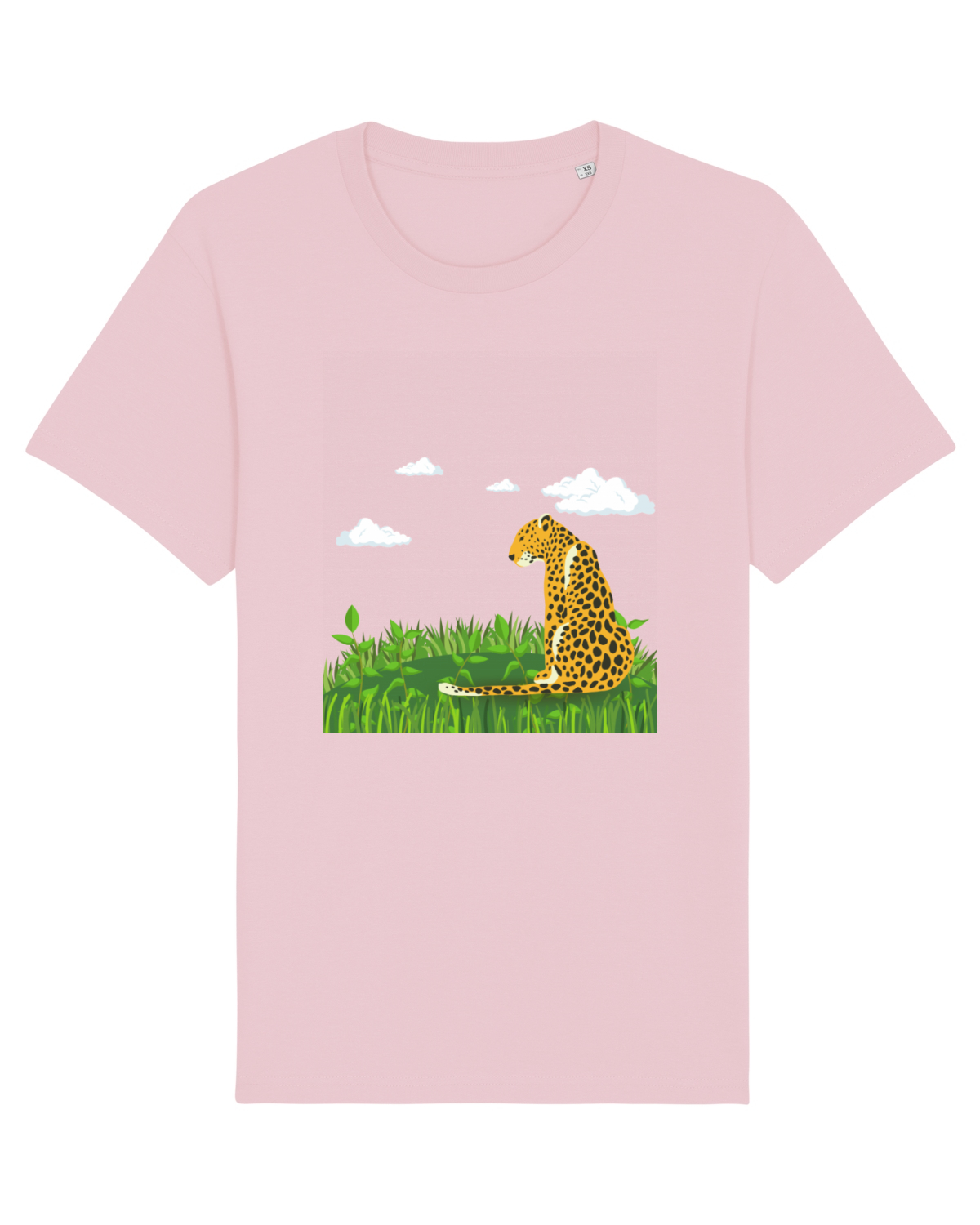 Tricou mânecă scurtă Unisex Rocker Cotton Pink