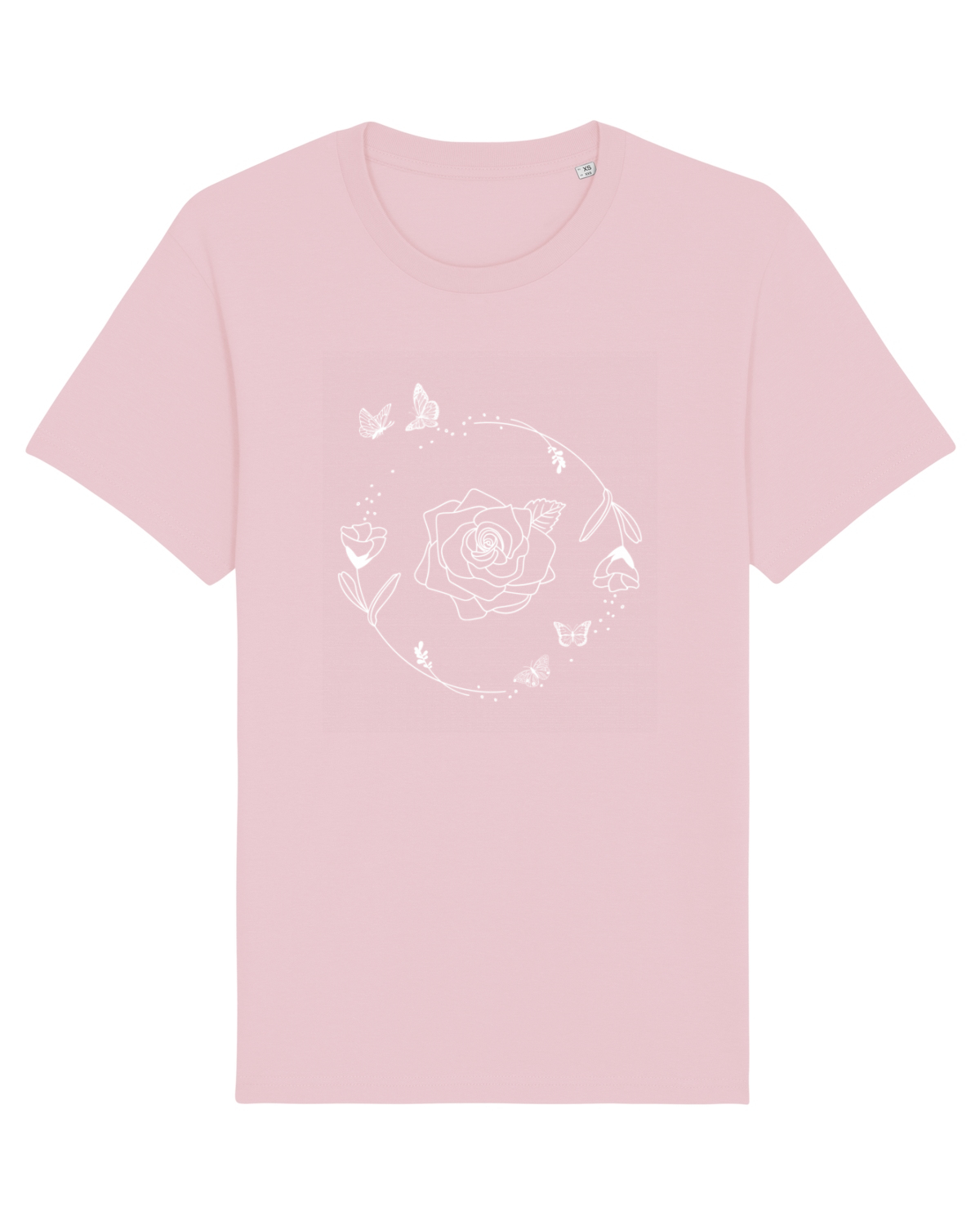 Tricou mânecă scurtă Unisex Rocker Cotton Pink