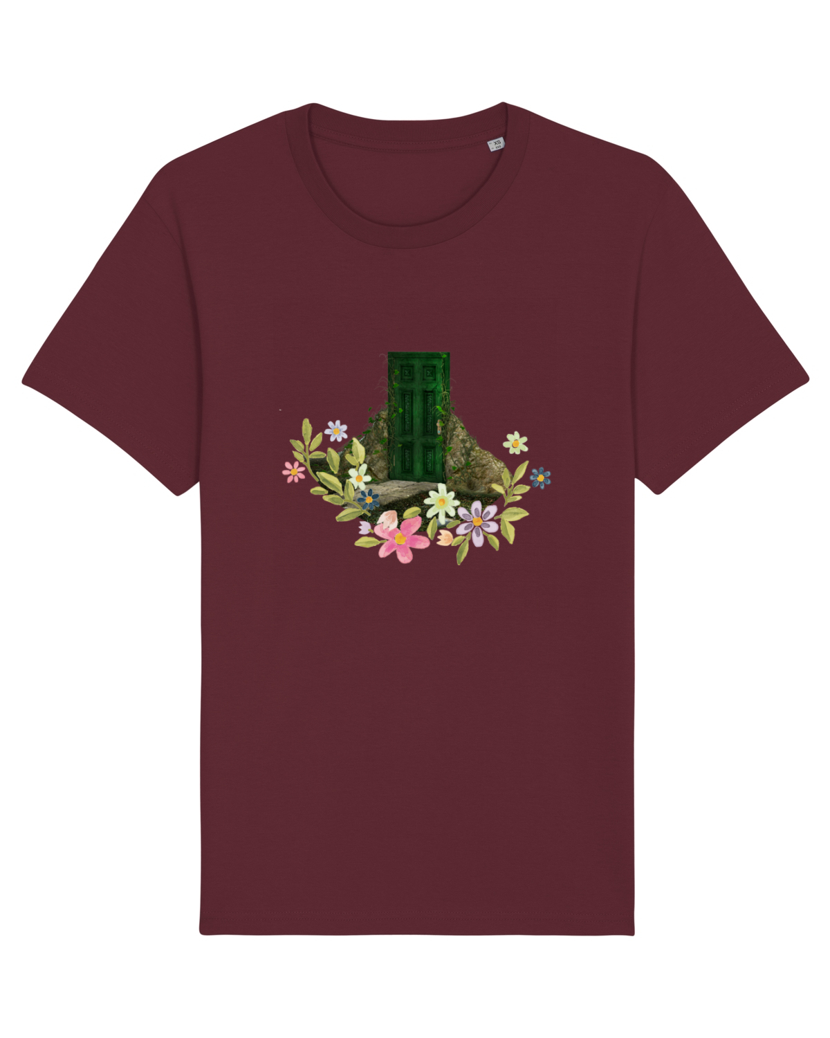 Tricou mânecă scurtă Unisex Rocker Burgundy