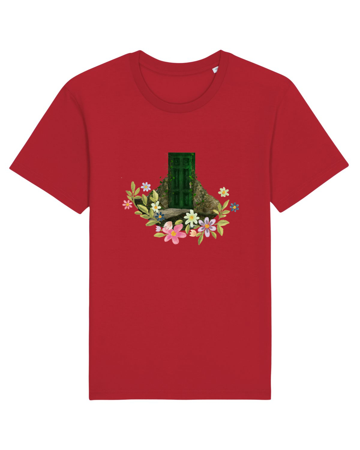 Tricou mânecă scurtă Unisex Rocker Red