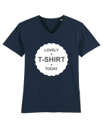Lovely T-shirt Tricou mânecă scurtă guler V Bărbat Presenter