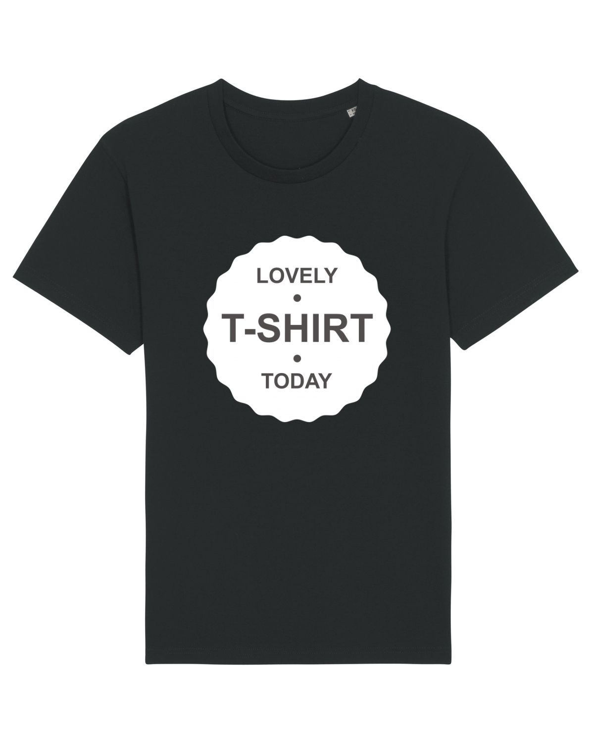 Tricou mânecă scurtă Unisex Rocker Black