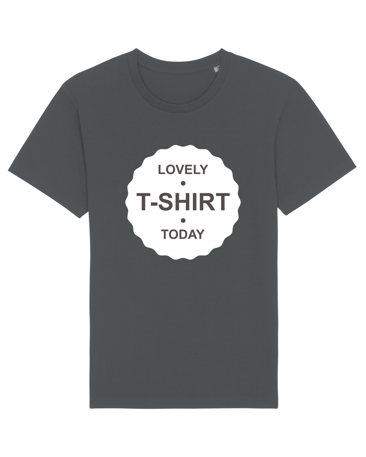 Tricou mânecă scurtă Unisex Rocker Anthracite