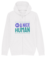 Be a Nice Human Hanorac cu fermoar Unisex Connector