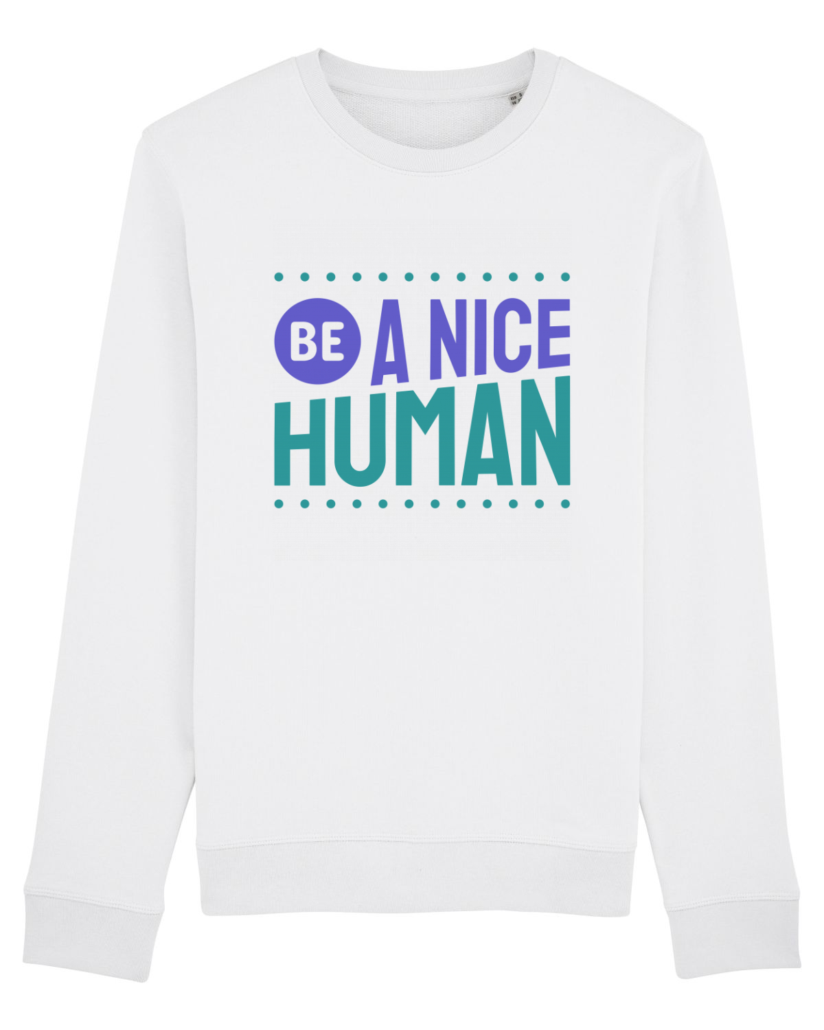 Bluză mânecă lungă Unisex Rise White