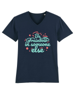 Be a Rainbow in Someone Else Tricou mânecă scurtă guler V Bărbat Presenter