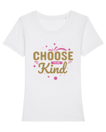 Choose Kind Tricou mânecă scurtă guler larg fitted Damă Expresser