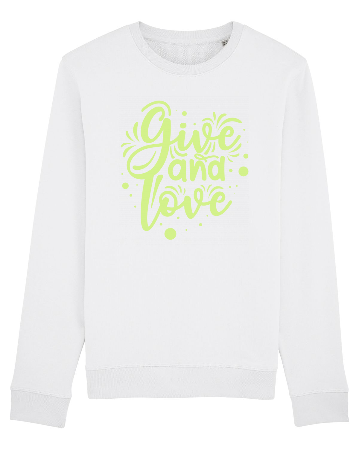 Bluză mânecă lungă Unisex Rise White