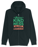 Human Kindness Hanorac cu fermoar Unisex Connector