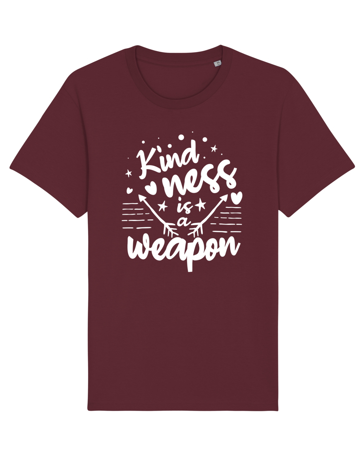 Tricou mânecă scurtă Unisex Rocker Burgundy