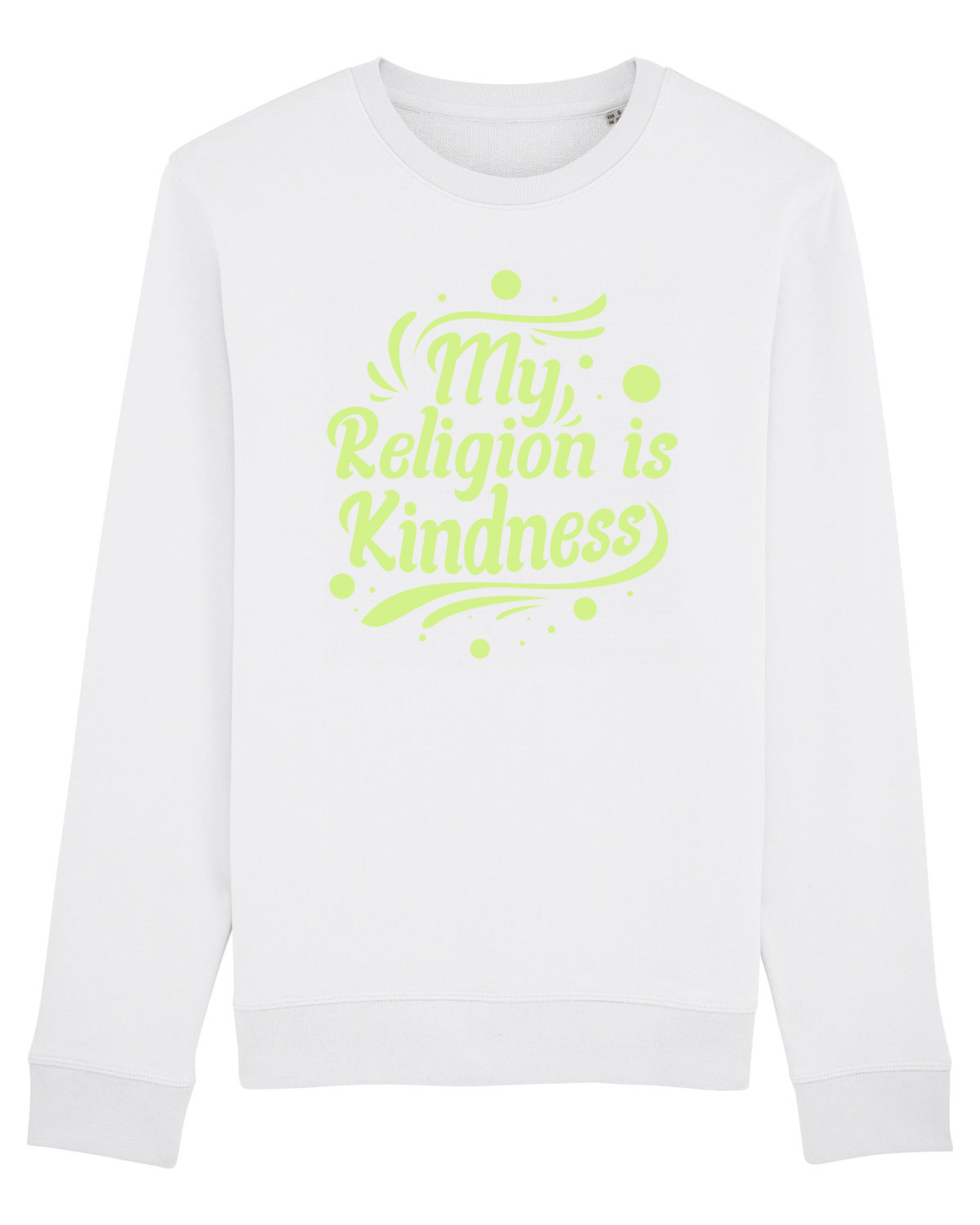 Bluză mânecă lungă Unisex Rise White