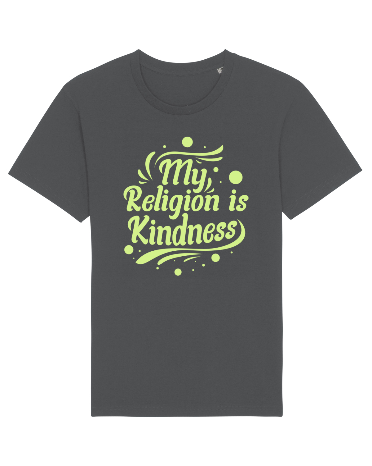 Tricou mânecă scurtă Unisex Rocker Anthracite