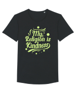 My Religion is Kindness Tricou mânecă scurtă guler larg Bărbat Skater