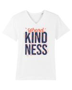 Spread Kindness Tricou mânecă scurtă guler V Bărbat Presenter