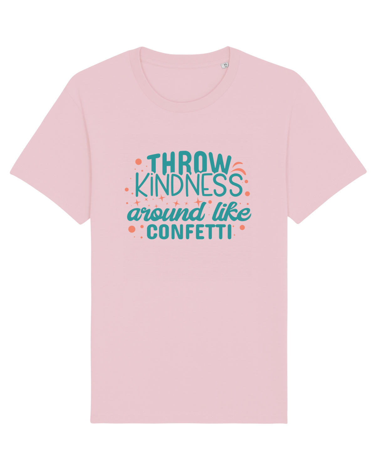 Tricou mânecă scurtă Unisex Rocker Cotton Pink