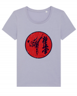 Kyokushin Karate  Tricou mânecă scurtă guler larg fitted Damă Expresser
