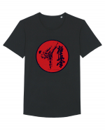 Kyokushin Karate  Tricou mânecă scurtă guler larg Bărbat Skater