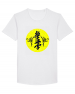 Kyokushin Karate  Tricou mânecă scurtă guler larg Bărbat Skater