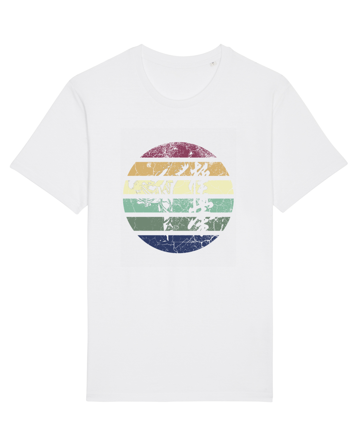 Tricou mânecă scurtă Unisex Rocker White