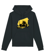Golden Motorcycle Hanorac Unisex Drummer
