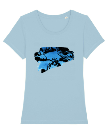 Motorcycle ride Sky Blue
