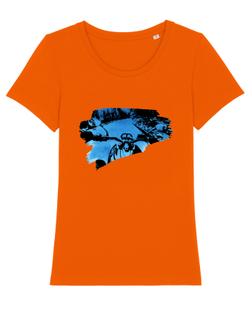 Motorcycle ride Bright Orange