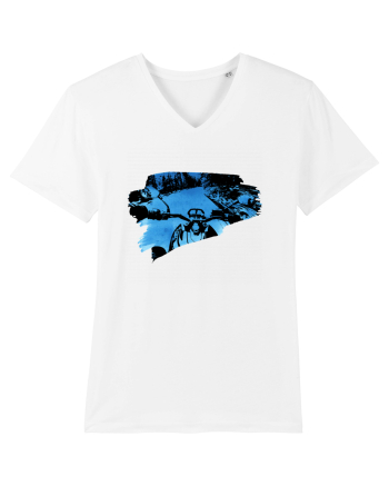 Motorcycle ride White