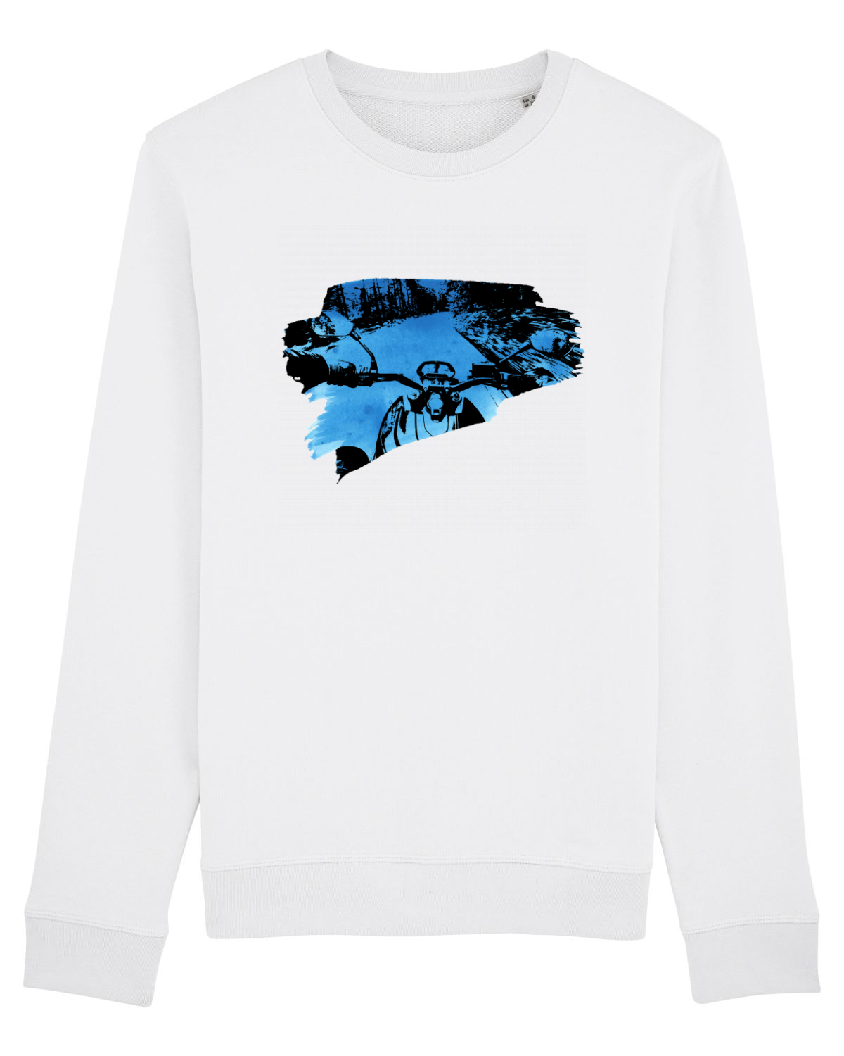 Bluză mânecă lungă Unisex Rise White