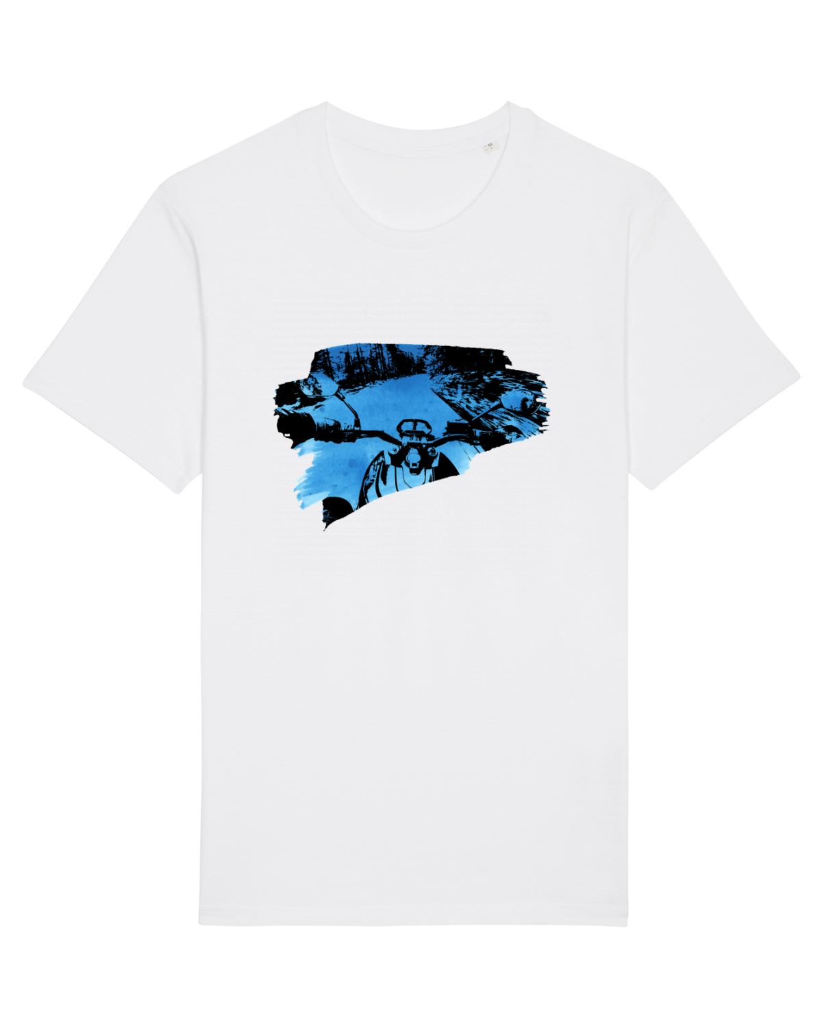 Tricou mânecă scurtă Unisex Rocker White