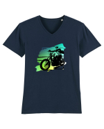 Motorcycle ride 2 Tricou mânecă scurtă guler V Bărbat Presenter