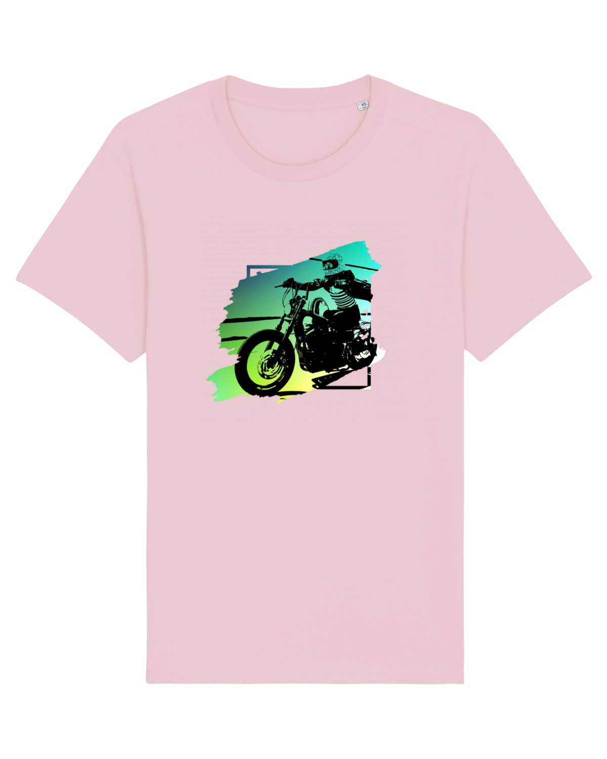 Tricou mânecă scurtă Unisex Rocker Cotton Pink