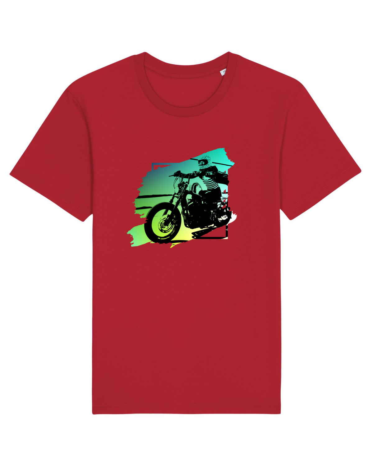 Tricou mânecă scurtă Unisex Rocker Red