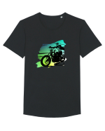 Motorcycle ride 2 Tricou mânecă scurtă guler larg Bărbat Skater