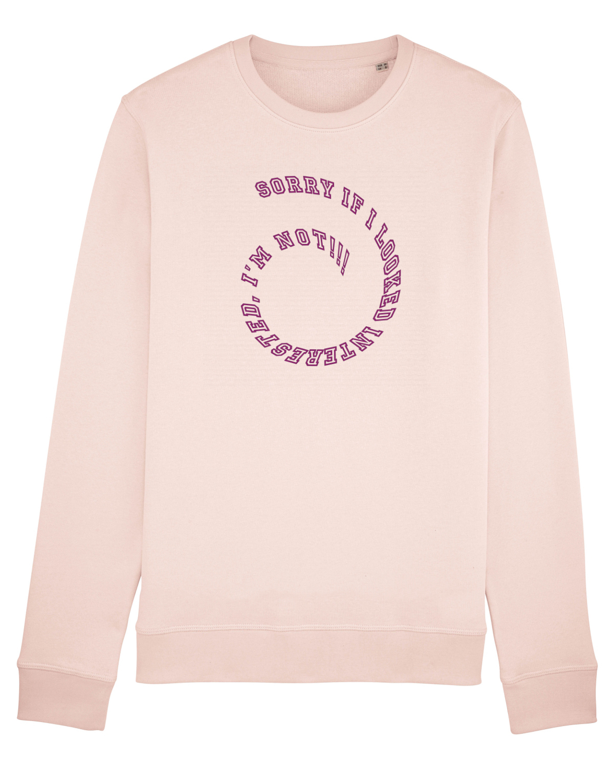 Bluză mânecă lungă Unisex Rise Candy Pink