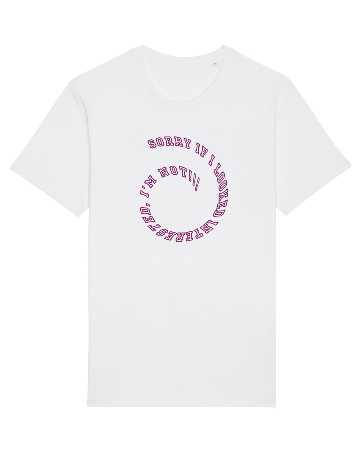 Tricou mânecă scurtă Unisex Rocker White