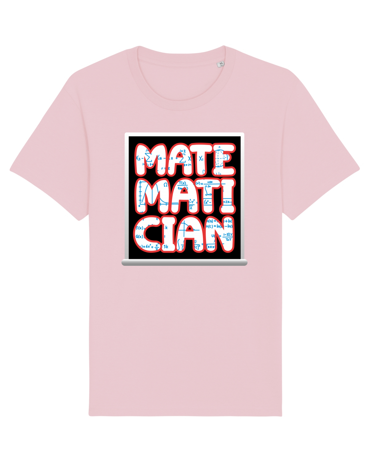 Tricou mânecă scurtă Unisex Rocker Cotton Pink