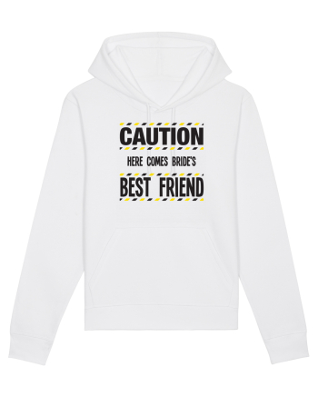 Caution - here comes brides best friend White