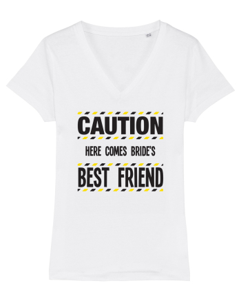 Caution - here comes brides best friend White
