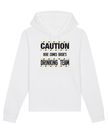 Caution - here comes brides drinking team White