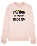 Caution - here comes brides drinking team Bluză mânecă lungă Unisex Rise