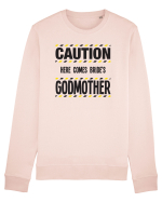 Caution - here comes brides godmother Bluză mânecă lungă Unisex Rise