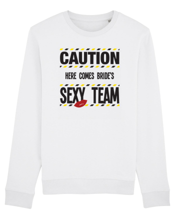 Caution - here comes brides sexy team White