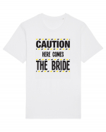Caution - here comes the bride Tricou mânecă scurtă Unisex Rocker
