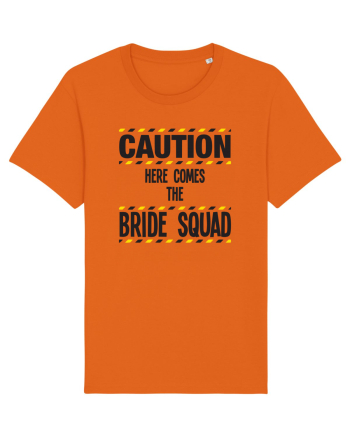 Caution - here comes the bride squad Bright Orange