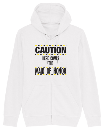 Caution - here comes the maid of honor White