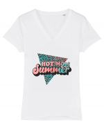 Hot Mom Summer Tricou mânecă scurtă guler V Damă Evoker