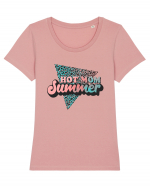 Hot Mom Summer Tricou mânecă scurtă guler larg fitted Damă Expresser