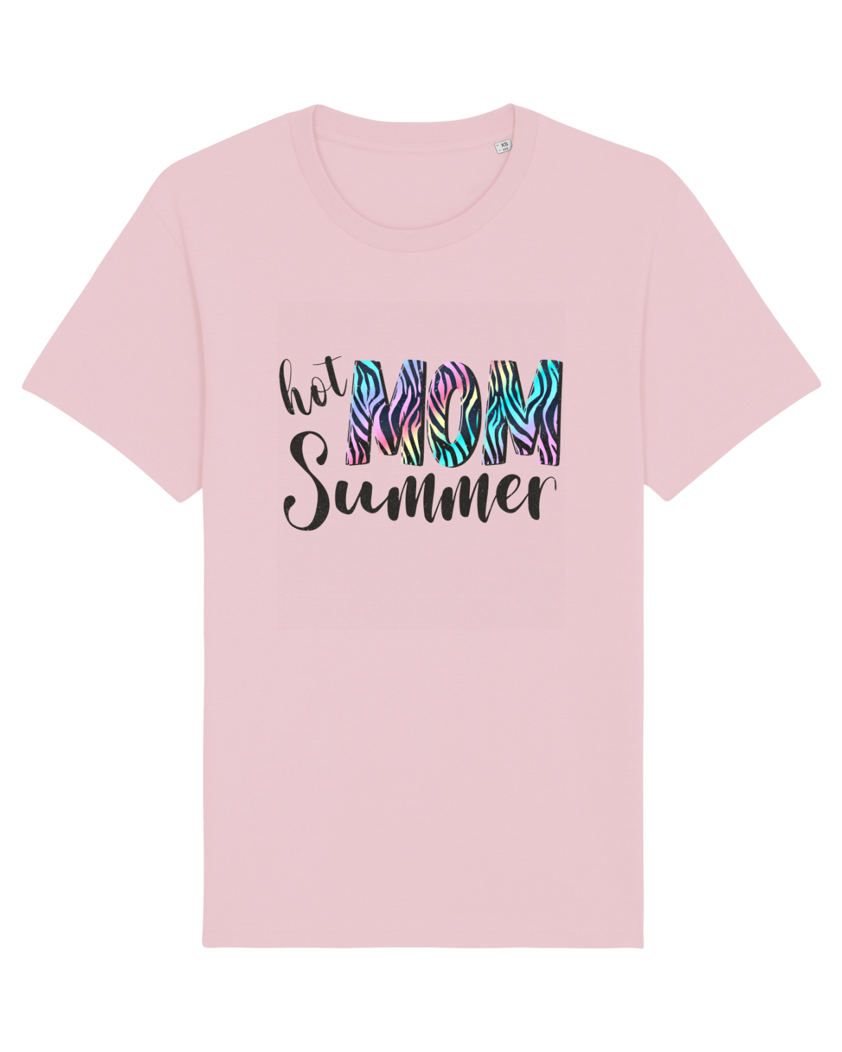 Tricou mânecă scurtă Unisex Rocker Cotton Pink