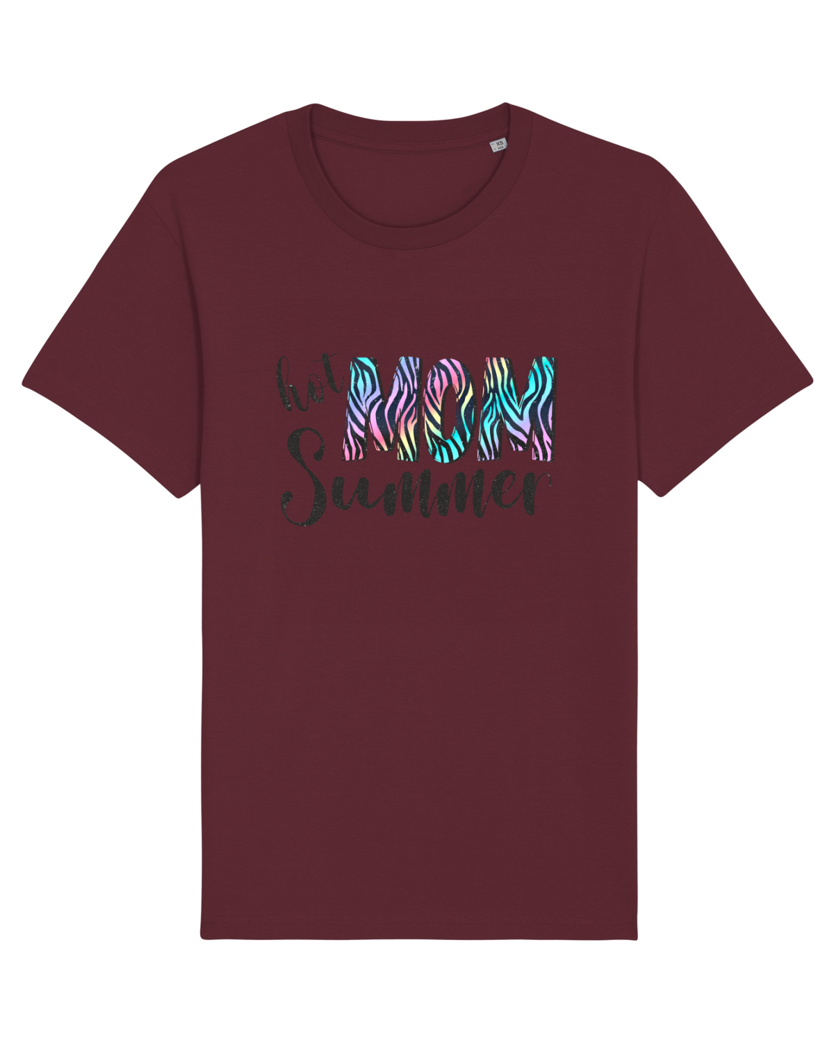 Tricou mânecă scurtă Unisex Rocker Burgundy